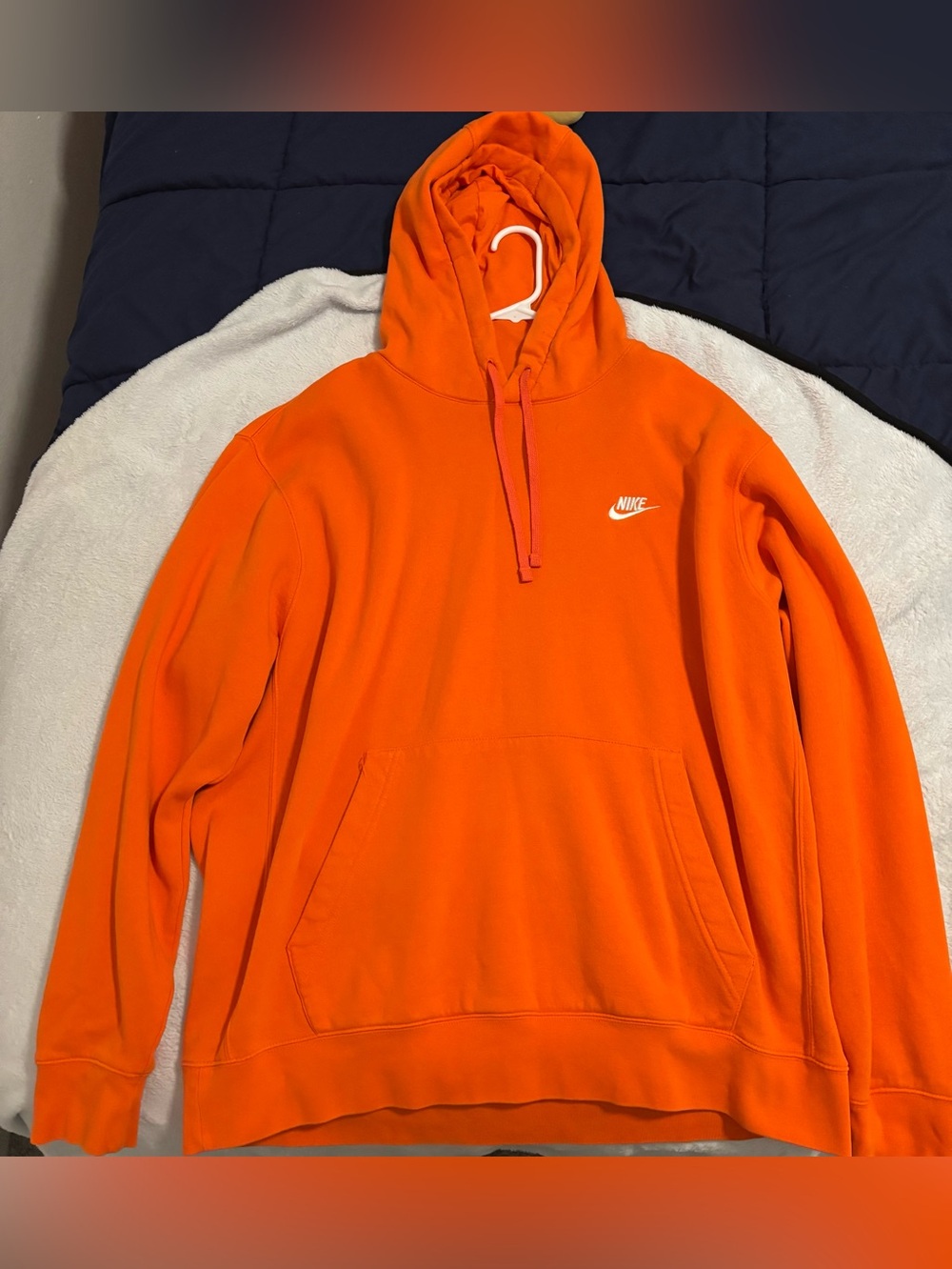 Men’s Nike Orange Pullover Hoodie